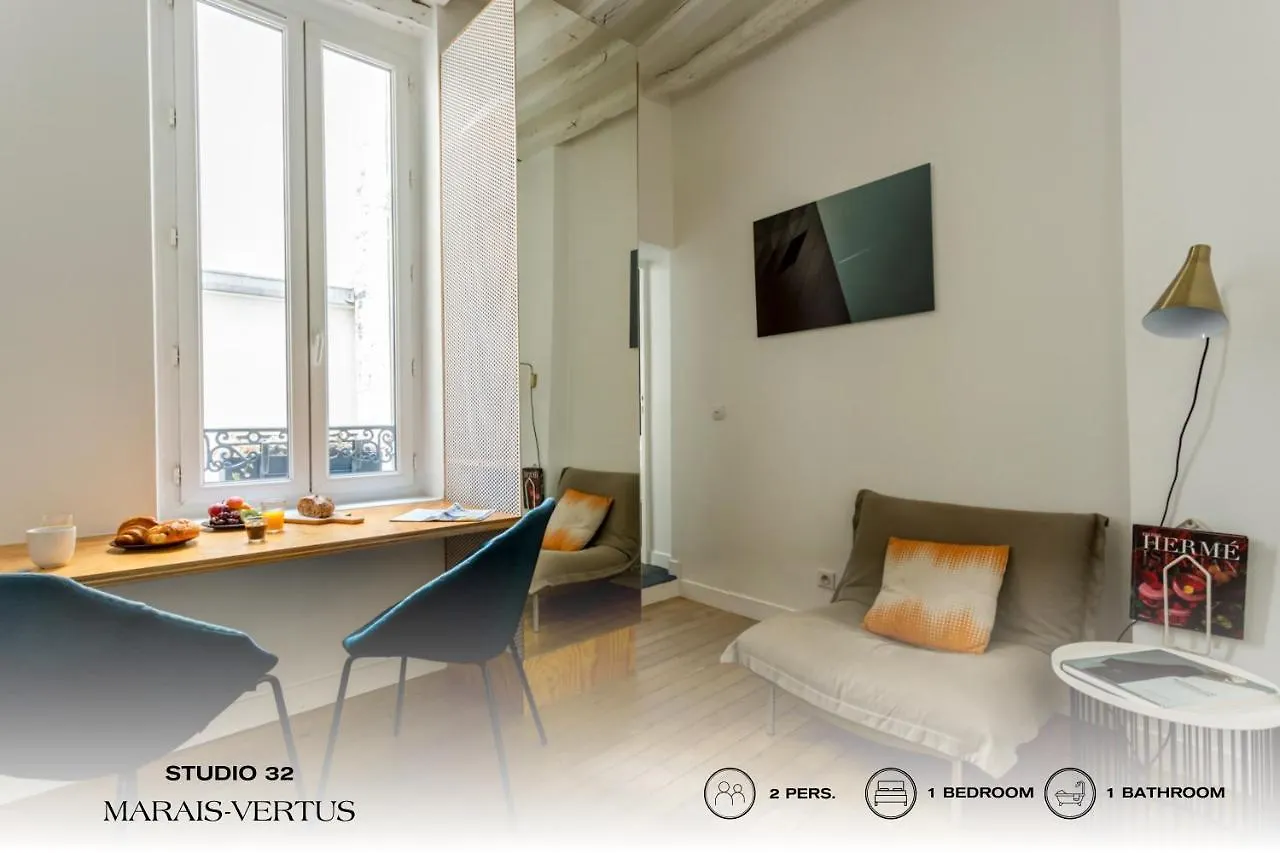 Beauquartier - Marais, Vertus Párizs Apartman
